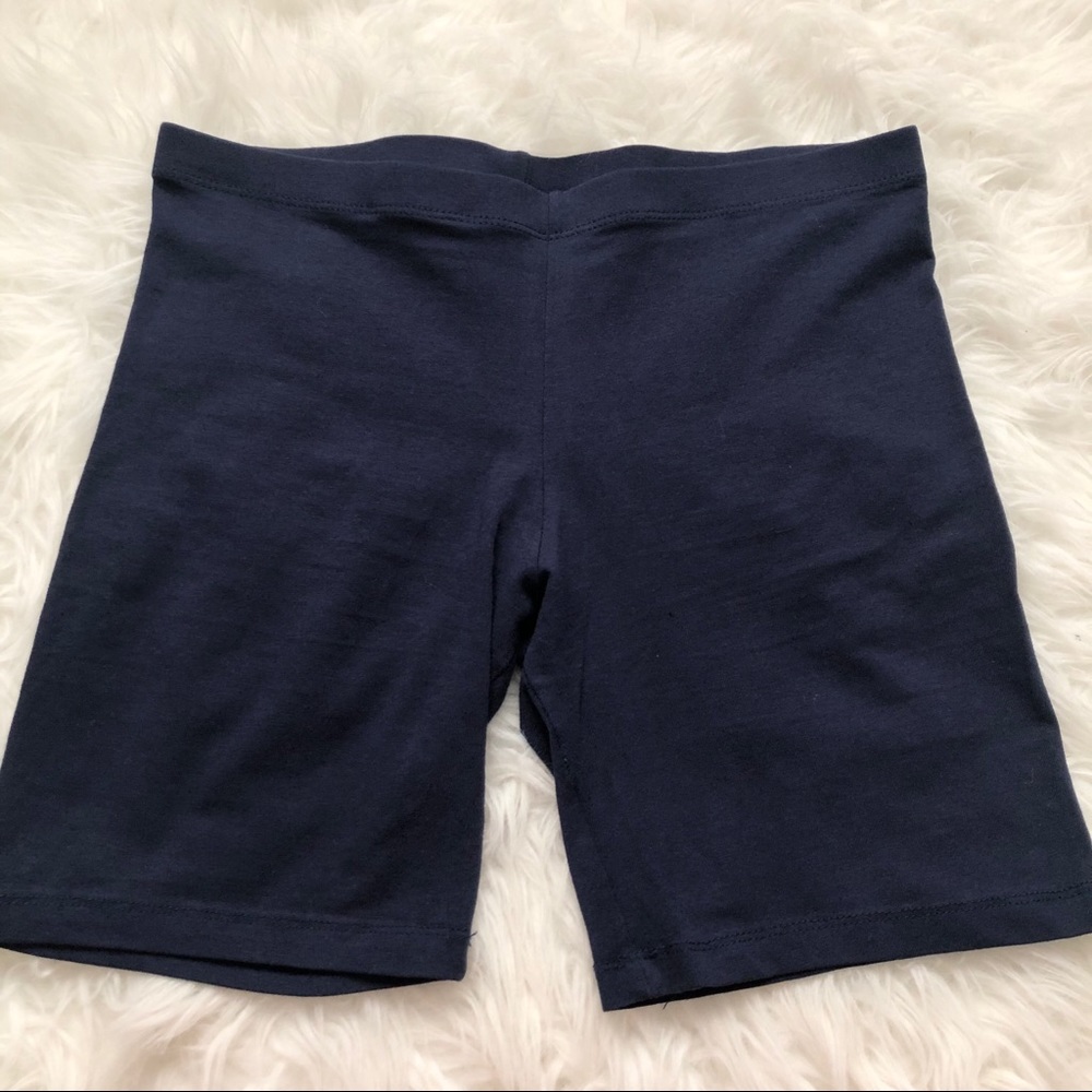 Forever 21 Medium Biker Shorts Blue workout walking pants yoga Brandy Melville